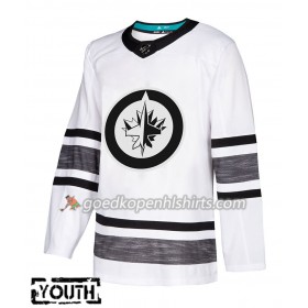 Winnipeg Jets All Star 2019 Blank 2019 All-Star Adidas Wit Authentic Shirt - Kinderen